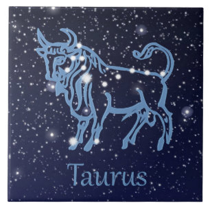 Constelação de Touro e Signo do Zodíaco com Estrel