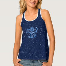 Constelação de Virgem e Sinal Zodiac com Estrelas