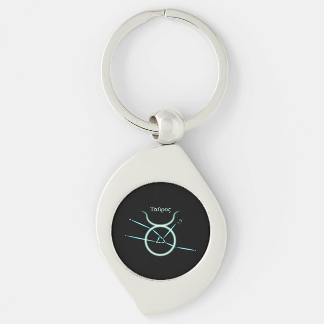 Constelação de Zodiac Taurus Chaveiro (Frente)