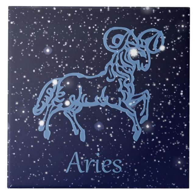 Constelação do Aries e sinal do zodíaco com (Frente)