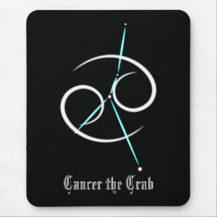 Constelação do Zodíaco Câncer Mouse Pad