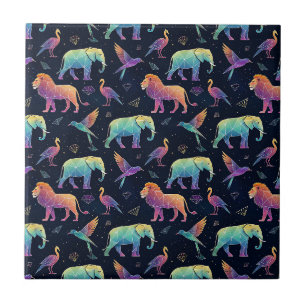 Constelação Geométrica Arte Animal Vida Selvagem Á
