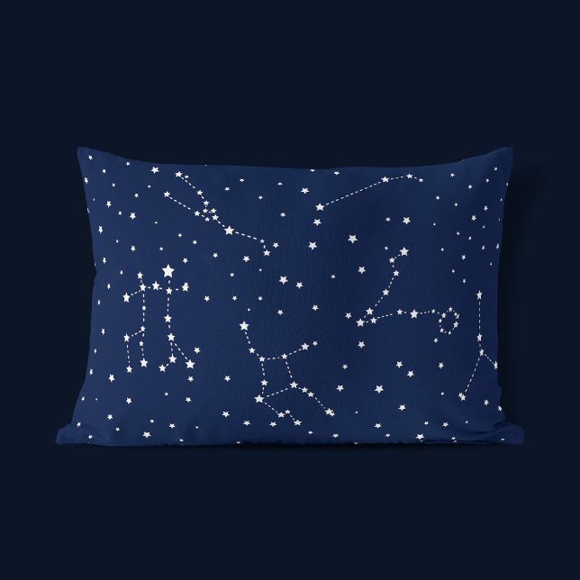 Constelação Noturna das Estrelas Brancas do Marinh (Mockup)