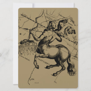 Constelação Sagittarius Hevelius 1690