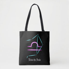 Constelação Zodiac Libra Tote Bag
