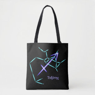 Constelação Zodiac Sagittarius Tote Bag