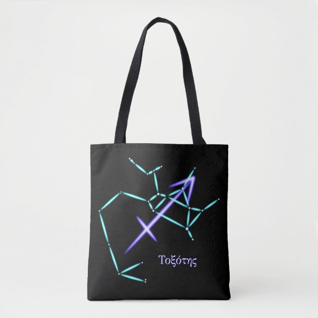 Constelação Zodiac Sagittarius Tote Bag (Frente)