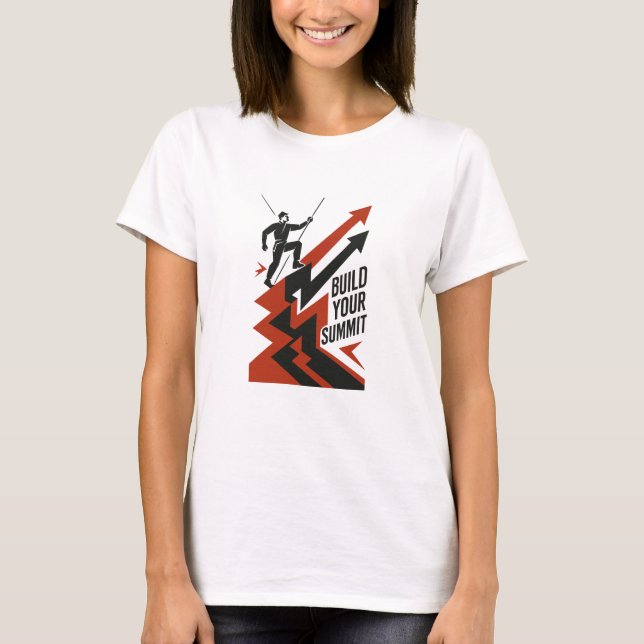 Construa a Sua Camiseta de Raios Relâmpagos T-Shir (Frente)