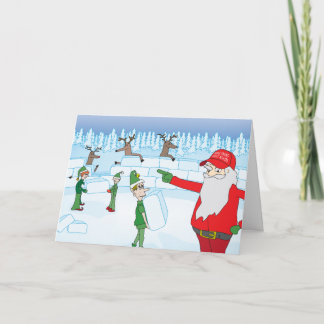 "Construa aquela parede..." Um Cartão de Natal Tru