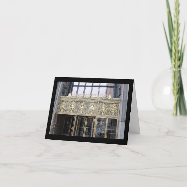 Construção de Fisher, cartão de nota de Detroit, (Frente)