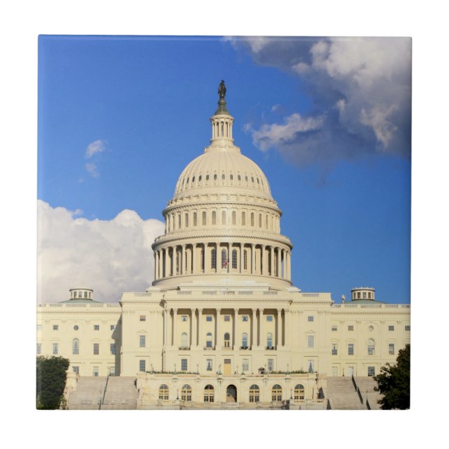 Construção do Capitólio dos E.U., Washington DC, (Frente)