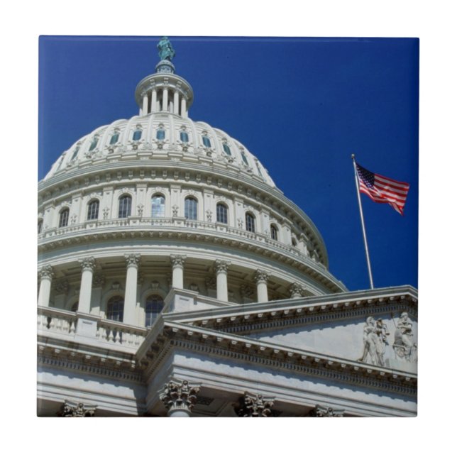 Construção do Capitólio, Washington, EUA (Frente)