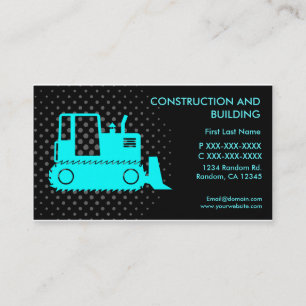 Construção e construção de cartões de visitas