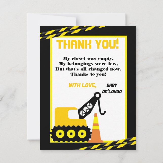 construção LISA dos cartões de agradecimentos 4x5 (Frente)