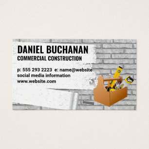 Construção Parede de tijolos pintada Caixa de