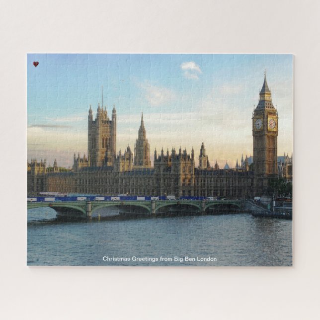 Construções do Parlamento Londres Quebra-Cabeça (Horizontal)
