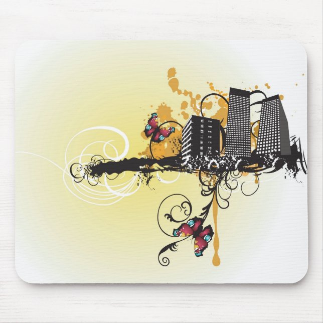 Construções urbanas Mousepad (Frente)