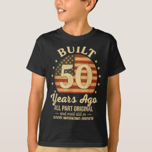 Construído há 50 anos atrás Camisa engraçada de 50