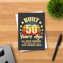 Construído há 50 anos Todas as Peças Originais 50º