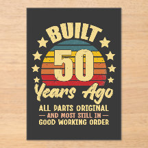 Construído há 50 anos Todas as Peças Originais 50º