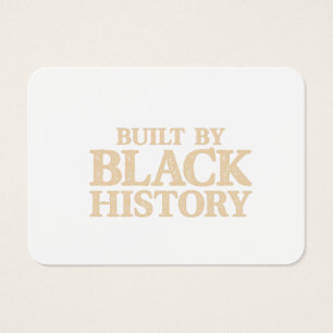 Construído Pela História Negra Orgulho Negro Afro-