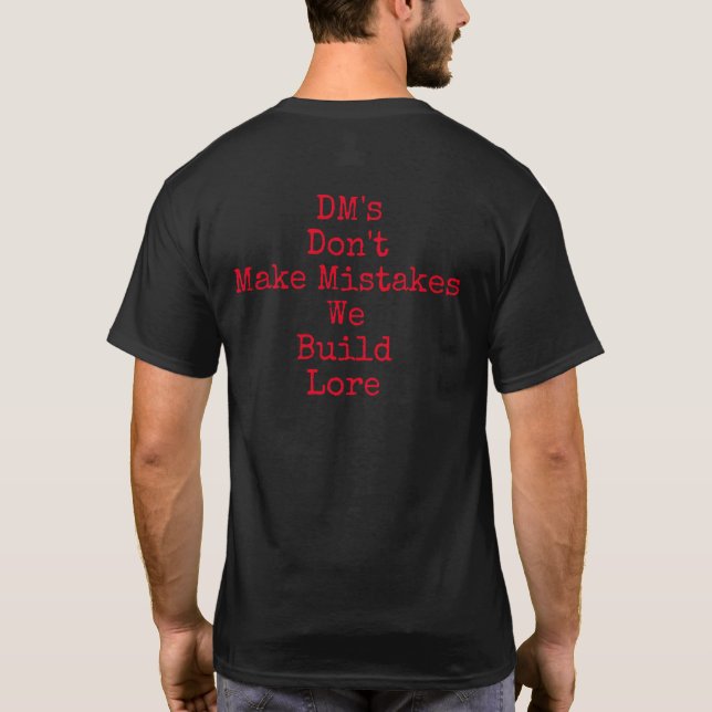 Construímos uma camiseta mais larga (Verso)