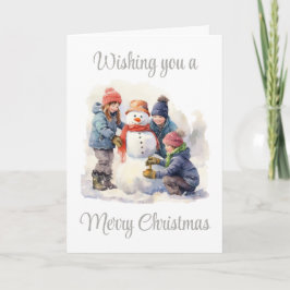 Construindo um Cartão de Natal de Neve