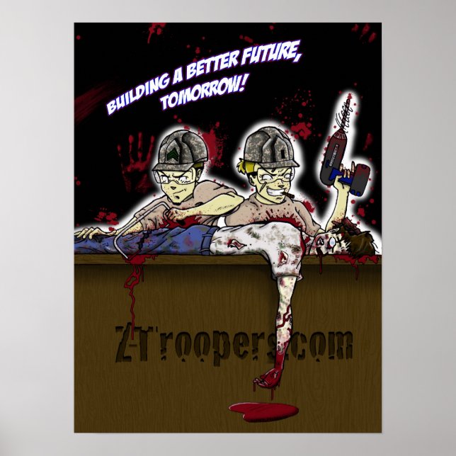 Construindo um futuro melhor, amanhã! Pôster (Frente)