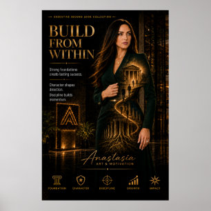 Construir Por Dentro – Poster de Motivação Executi