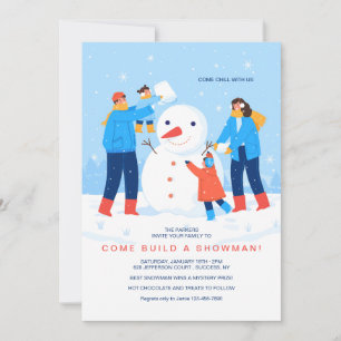Construir um convite para Snowman