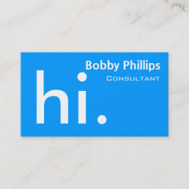 consultor cartão de visita