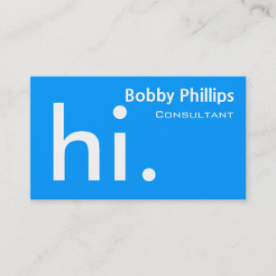 consultor cartão de visita