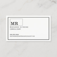 consultor personalizado do cartão de contato de in