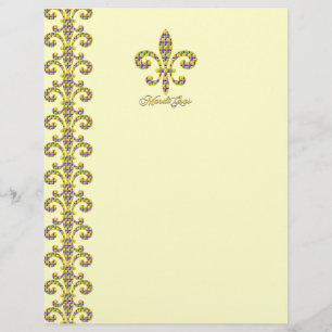 Conta de Carnaval Fleur de lis