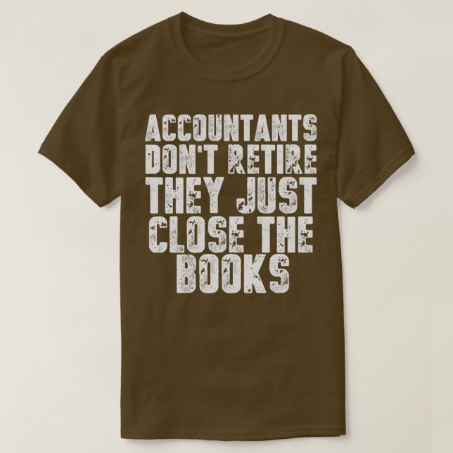 Contabilidade de Camisa Engraçado CPA (Frente do Design)