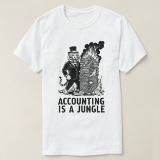 "Contabilidade É Uma Selva" Camisa engraçada de co