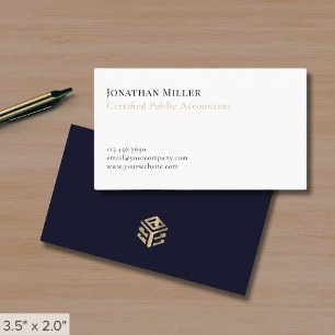 Contador Público Certificado Minimalista Moderno