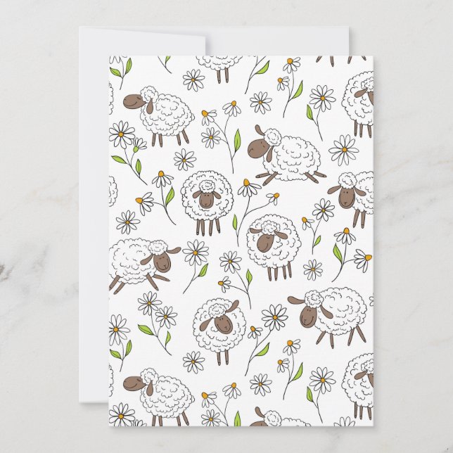 Contagem de ovelhas em branco (Frente)