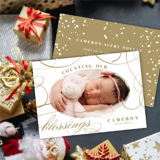 Contando nossas bênçãos Anúncio de Natal Feriado
