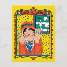 Contar no seu próprio cartão postal