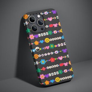 Contas Retro de Boas Vibrações Amor Sorriso Groovy