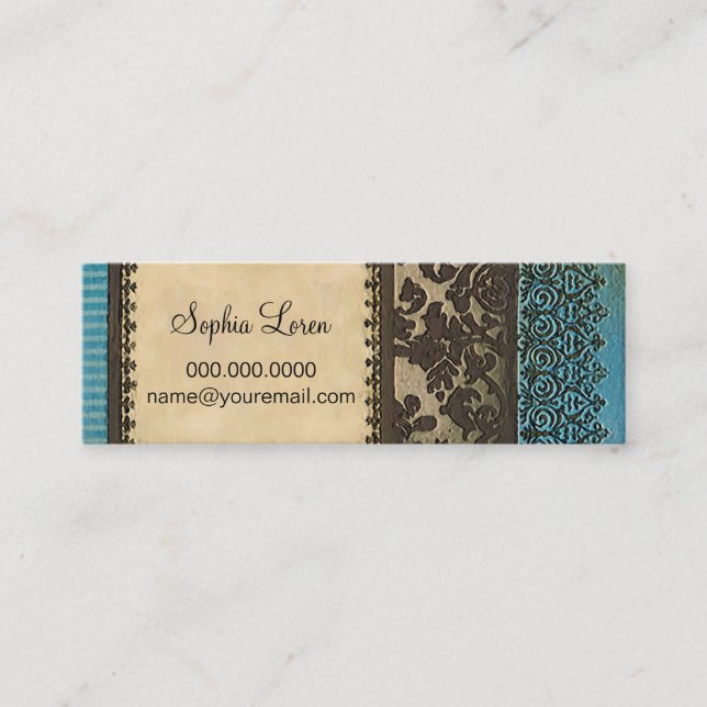 Contato Além do azul ~ Chamando os amigos do Cartão de vis (Frente)