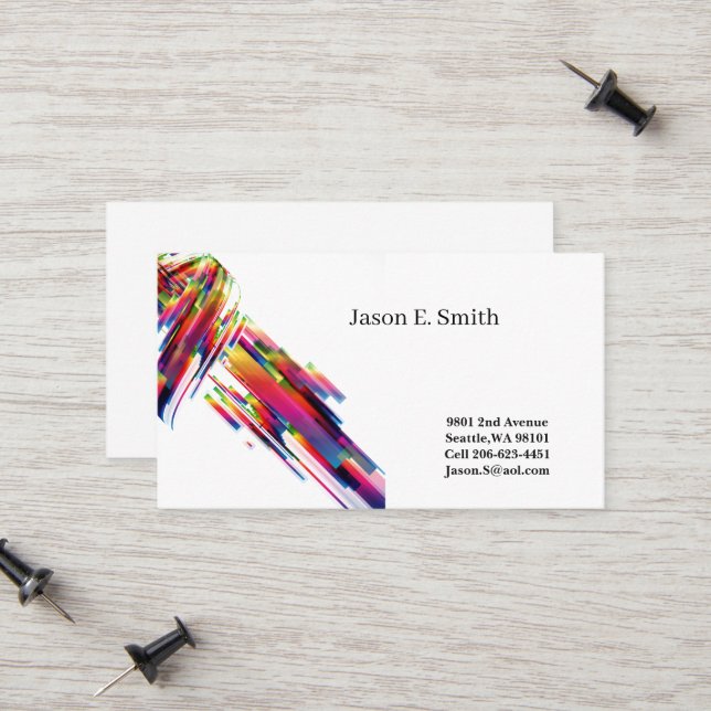 Contato Cartão de Chamada Clássico (Frente/Verso In Situ)