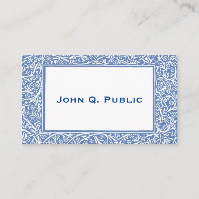 Contato Cartão de chamada clássico (Frente)