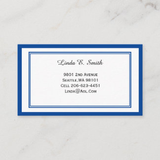 Contato Cartão de Chamada de Bordado Clássico