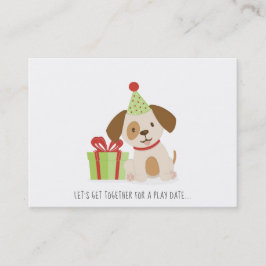 Contato Cartão de Chamada de Data de Brincadeira de Aniver