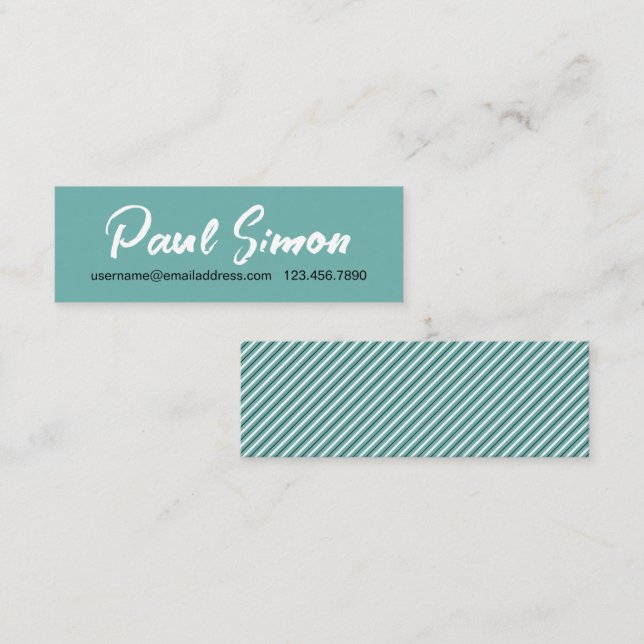 Contato Cartão de Chamada de Exame Manuscrito do MeioSécul (Frente/Verso)