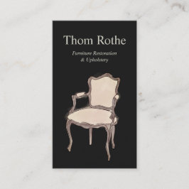 Contato Cartão de Chamada de Refinamento e Upholsteridade 