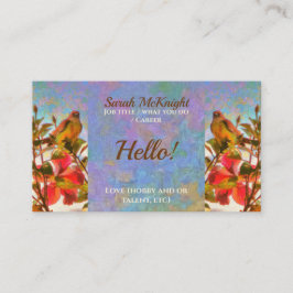 Contato Cartão de Chamada do Cantor Poolside 2338