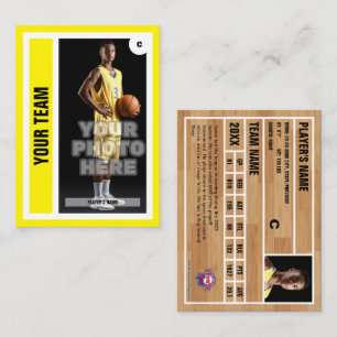 Contato Cartão de Comércio de Basquete Personalizado - Ama